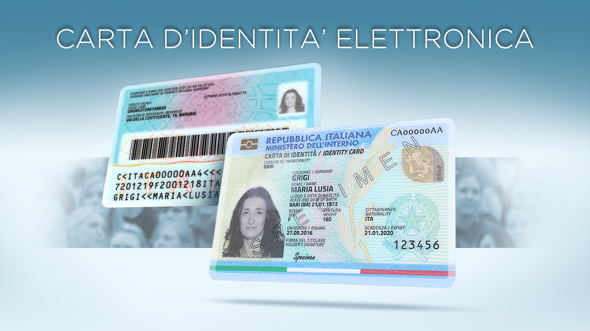 RILASCIO CARTA IDENTITA' ELETTRONICA (C.I.E.)